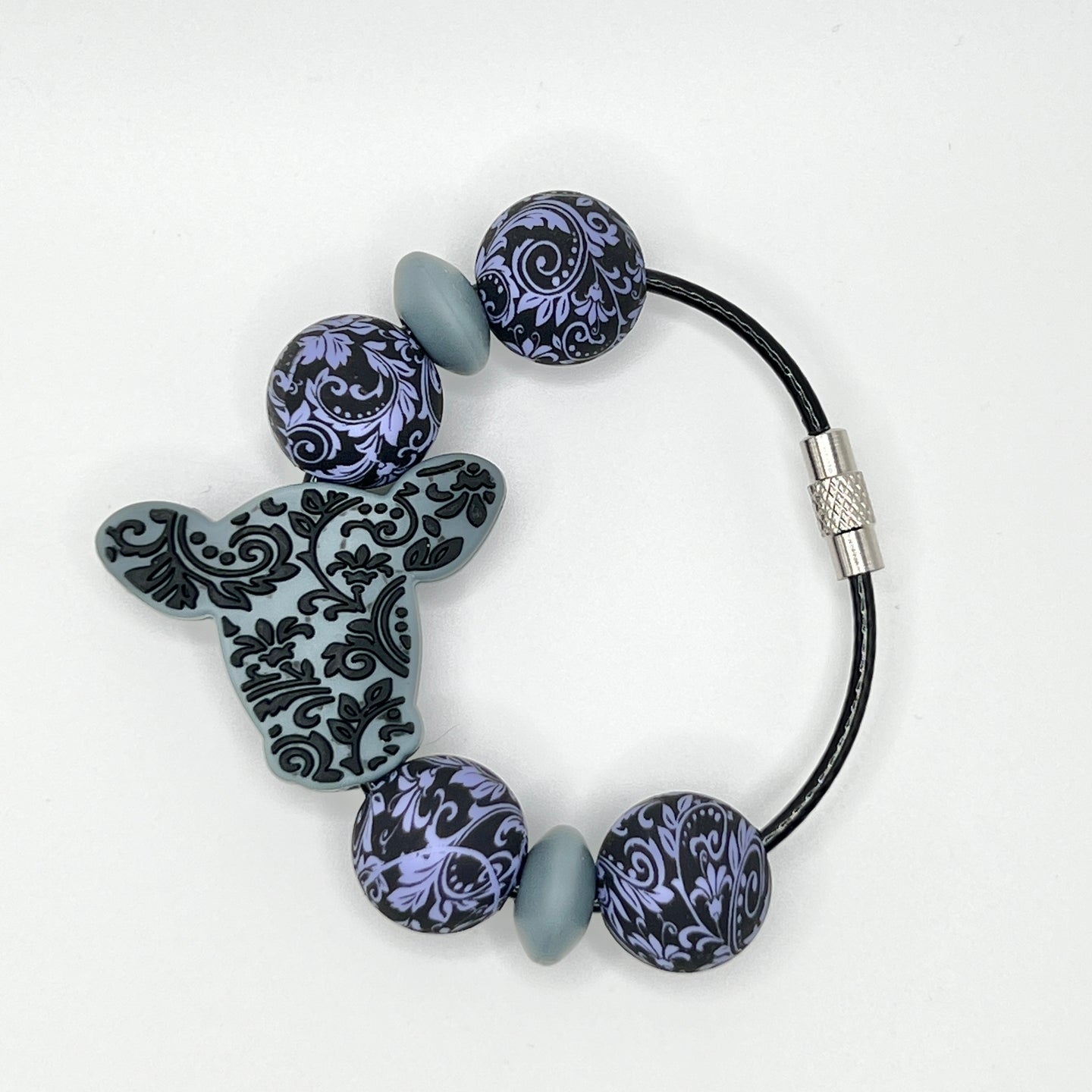 Tooled Cow Cup Charm